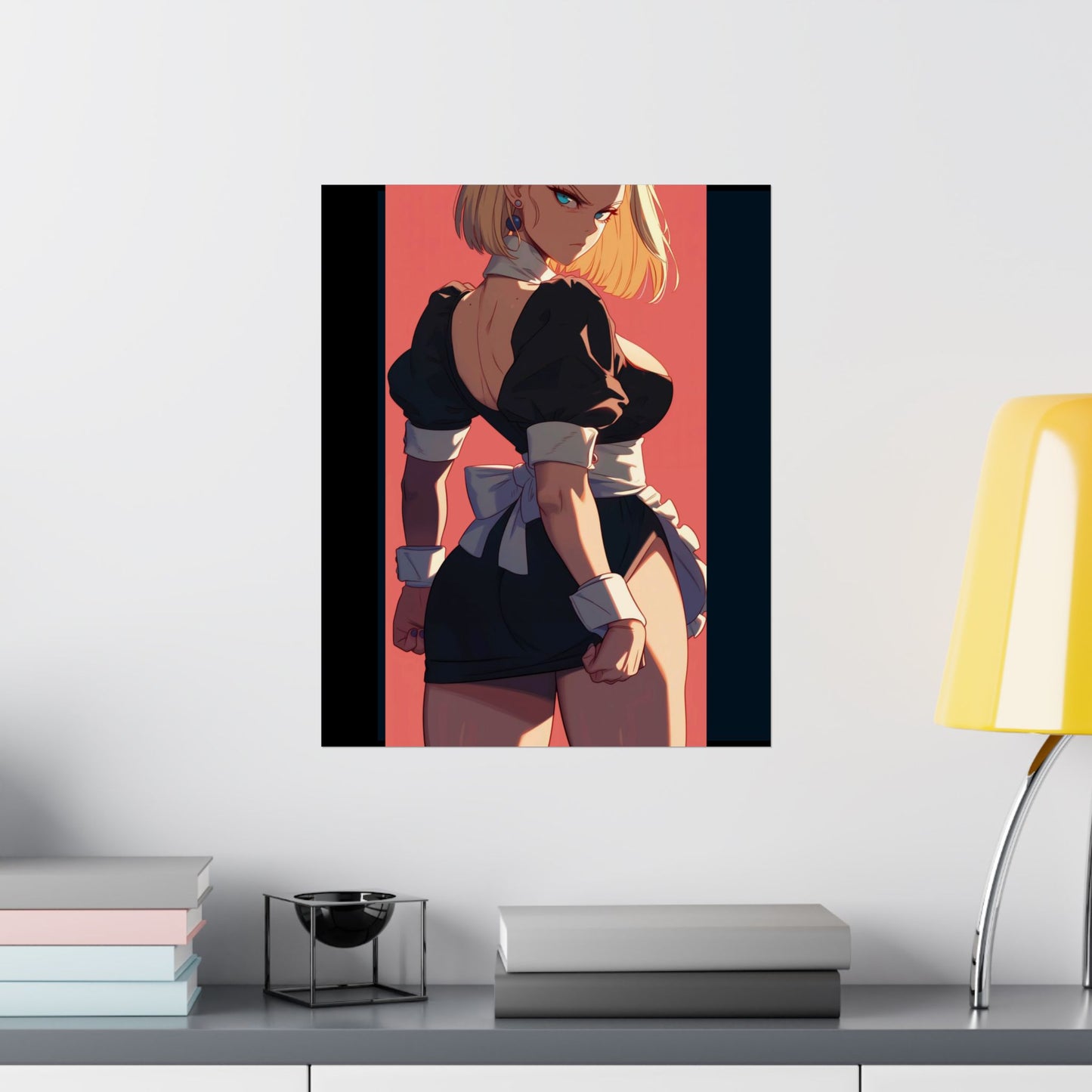 N18 Waifu Anime Matte Vertical Posters Manga Inspired Art, Ecchi Hentai Decor