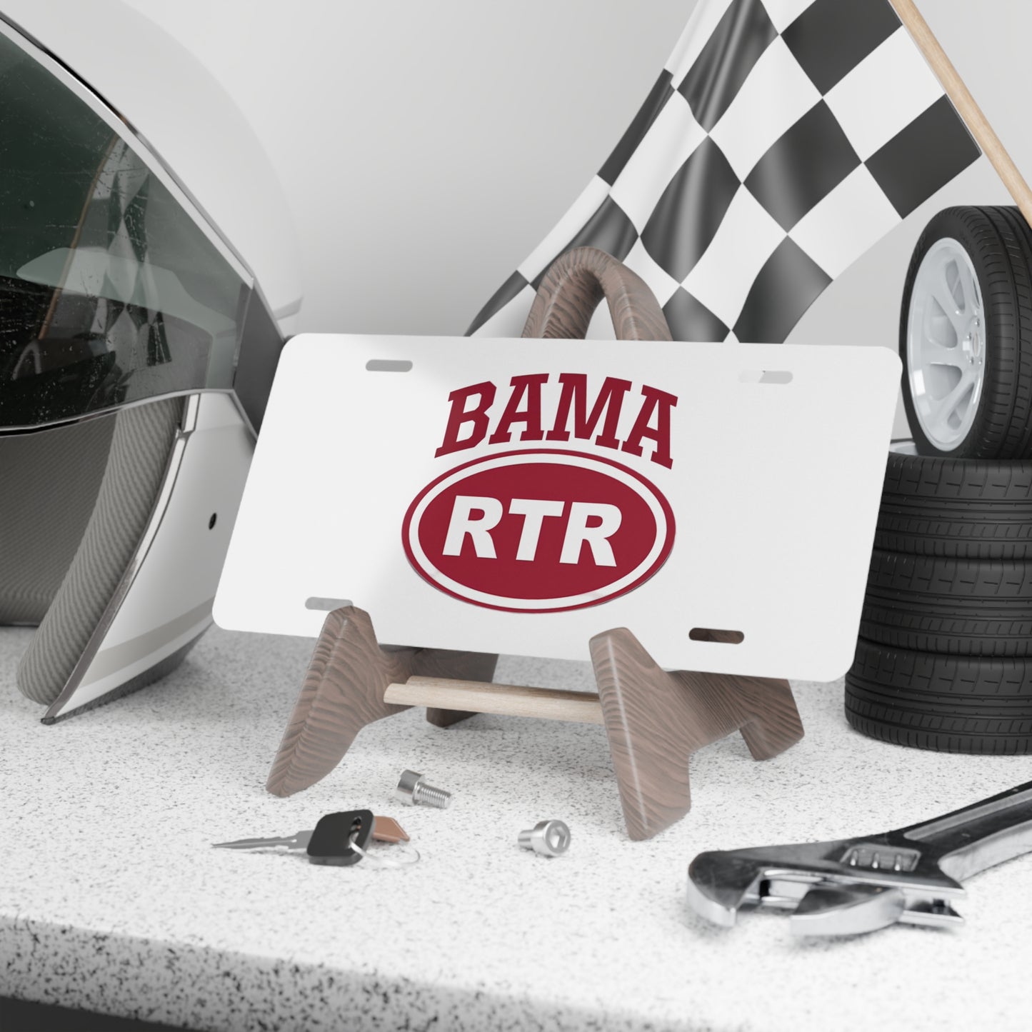 BAMA RTR Vanity Front License Plate Alabama Roll Tide State Sports