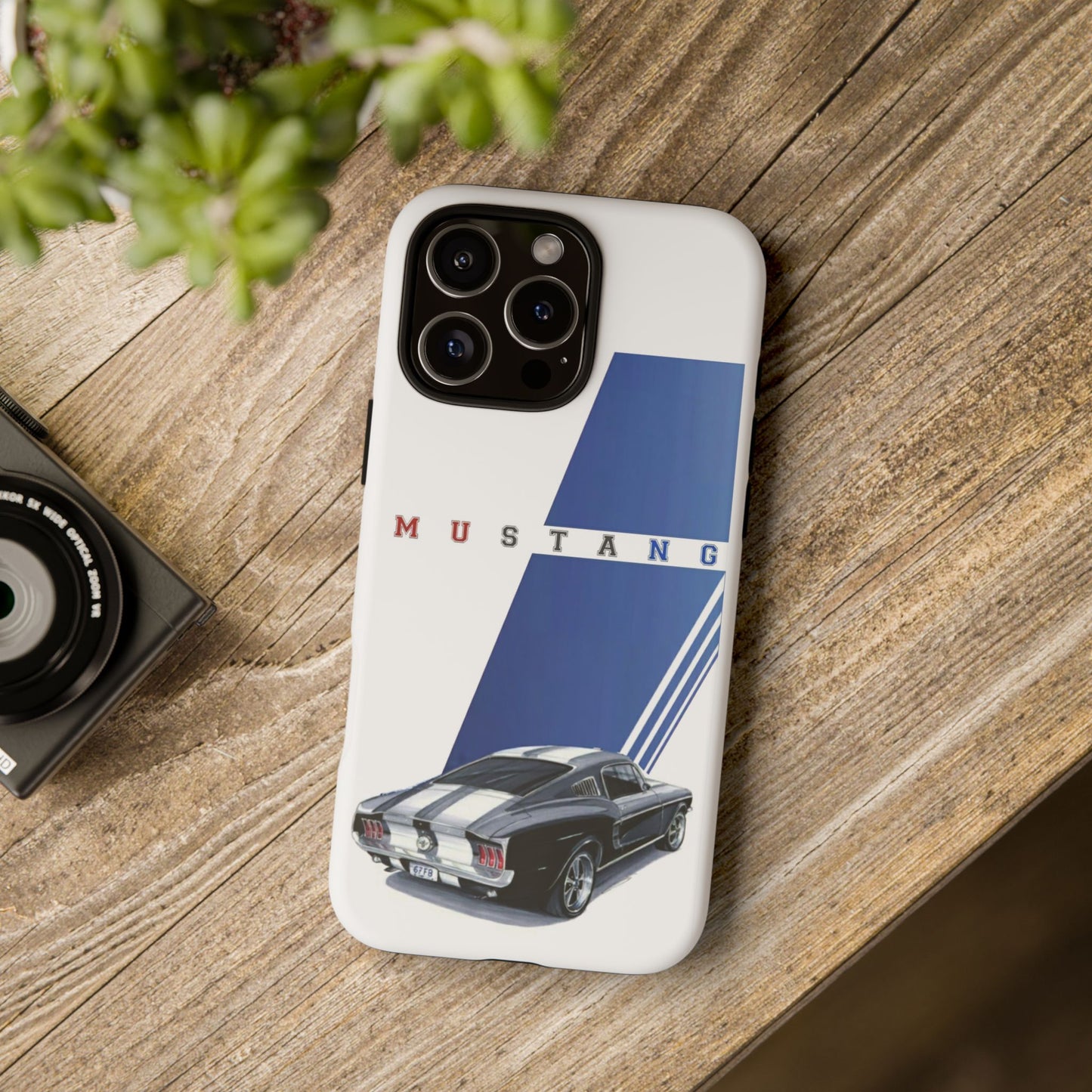 Mustang Car Art Tough Cases For iPhones, Samsung Galaxy and Google Pixel