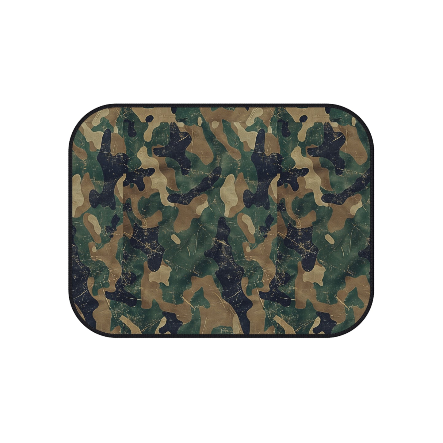 Army Ol'Camo Car Mats Set, Universal Carpet Floor Liner Mat for Car Decor