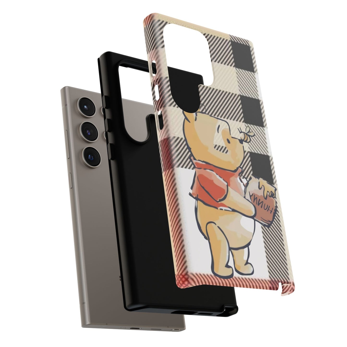 Cute Animal Phone Case, Winnie the Pooh Design, Gift for Kids, Character Case,