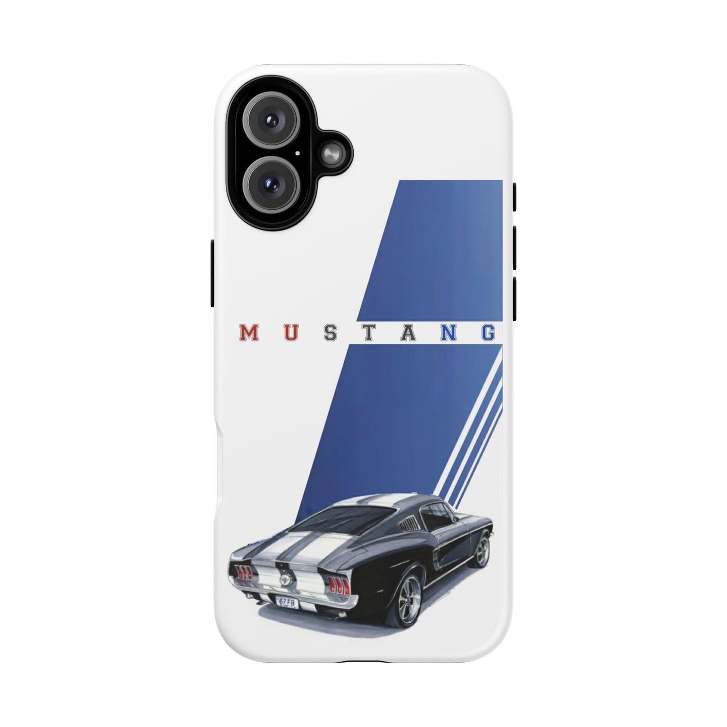 Mustang Car Art Tough Cases For iPhones, Samsung Galaxy and Google Pixel
