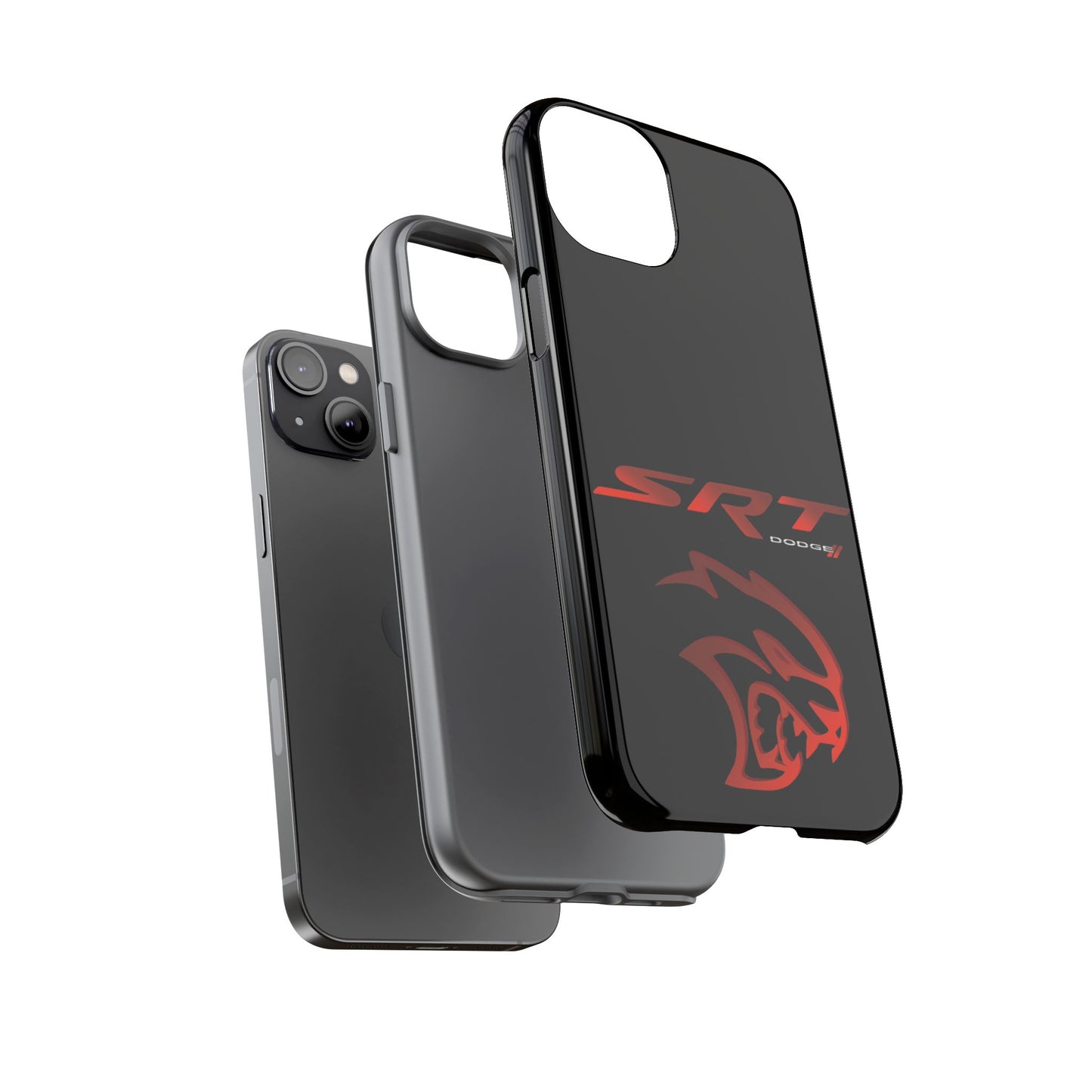 Black SRT Tough Case for iPhones, Galaxy Phones and Google Pixel