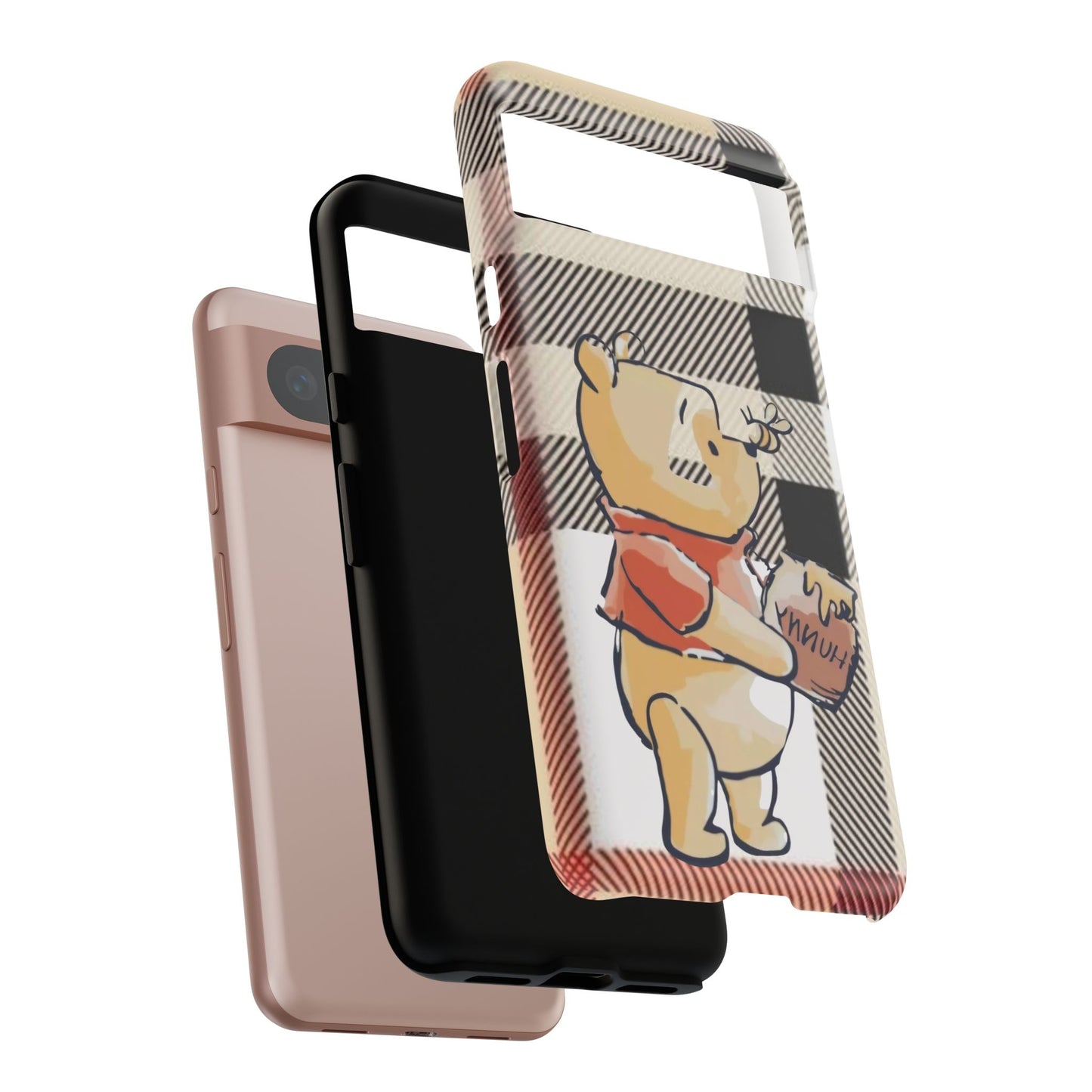 Cute Animal Phone Case, Winnie the Pooh Design, Gift for Kids, Character Case,