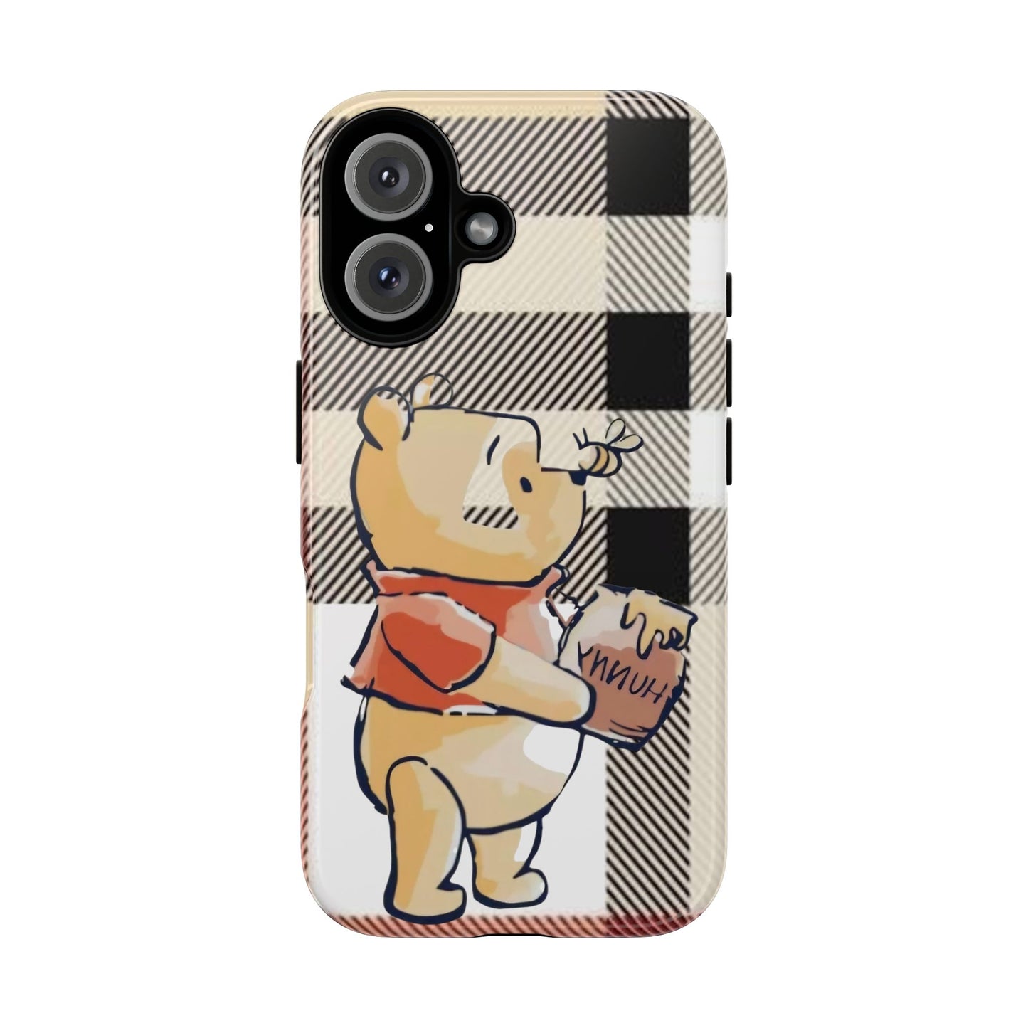 Cute Animal Phone Case, Winnie the Pooh Design, Gift for Kids, Character Case,