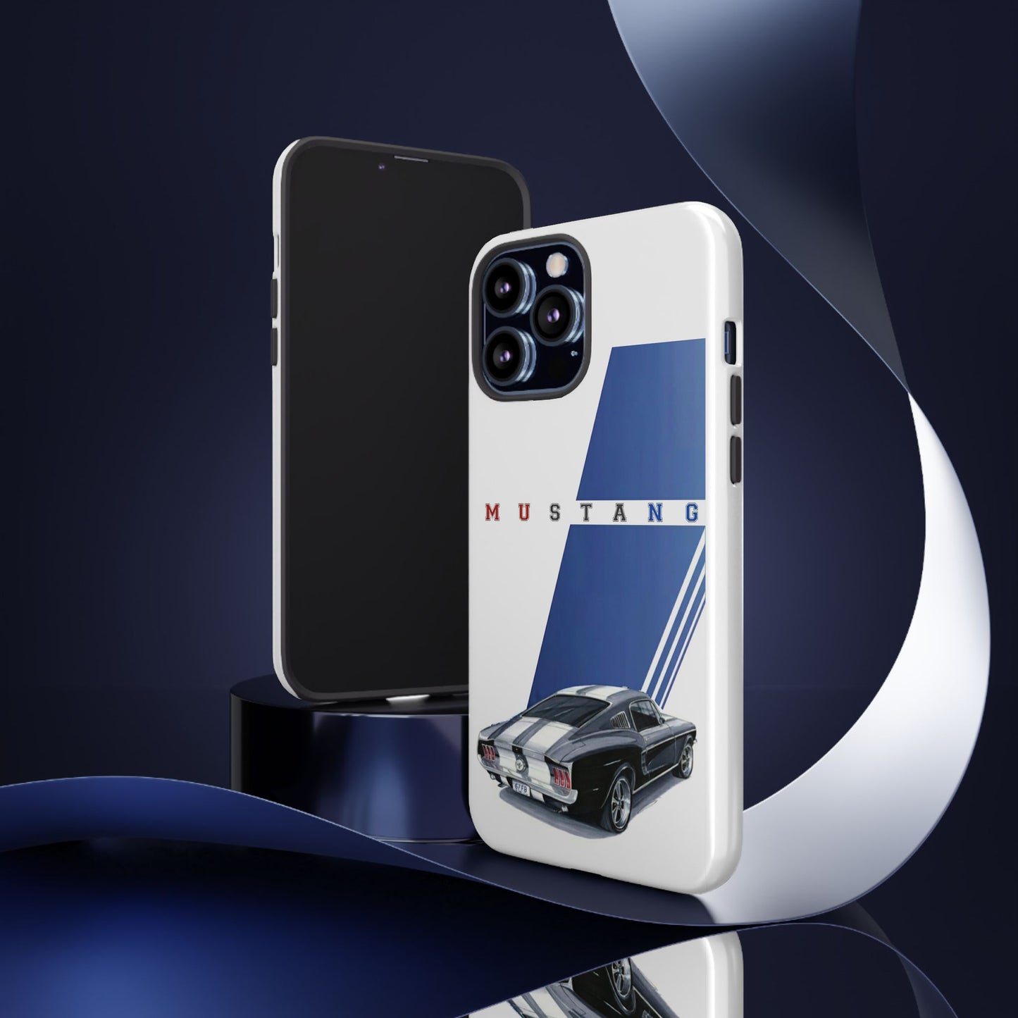 Mustang Car Art Tough Cases For iPhones, Samsung Galaxy and Google Pixel