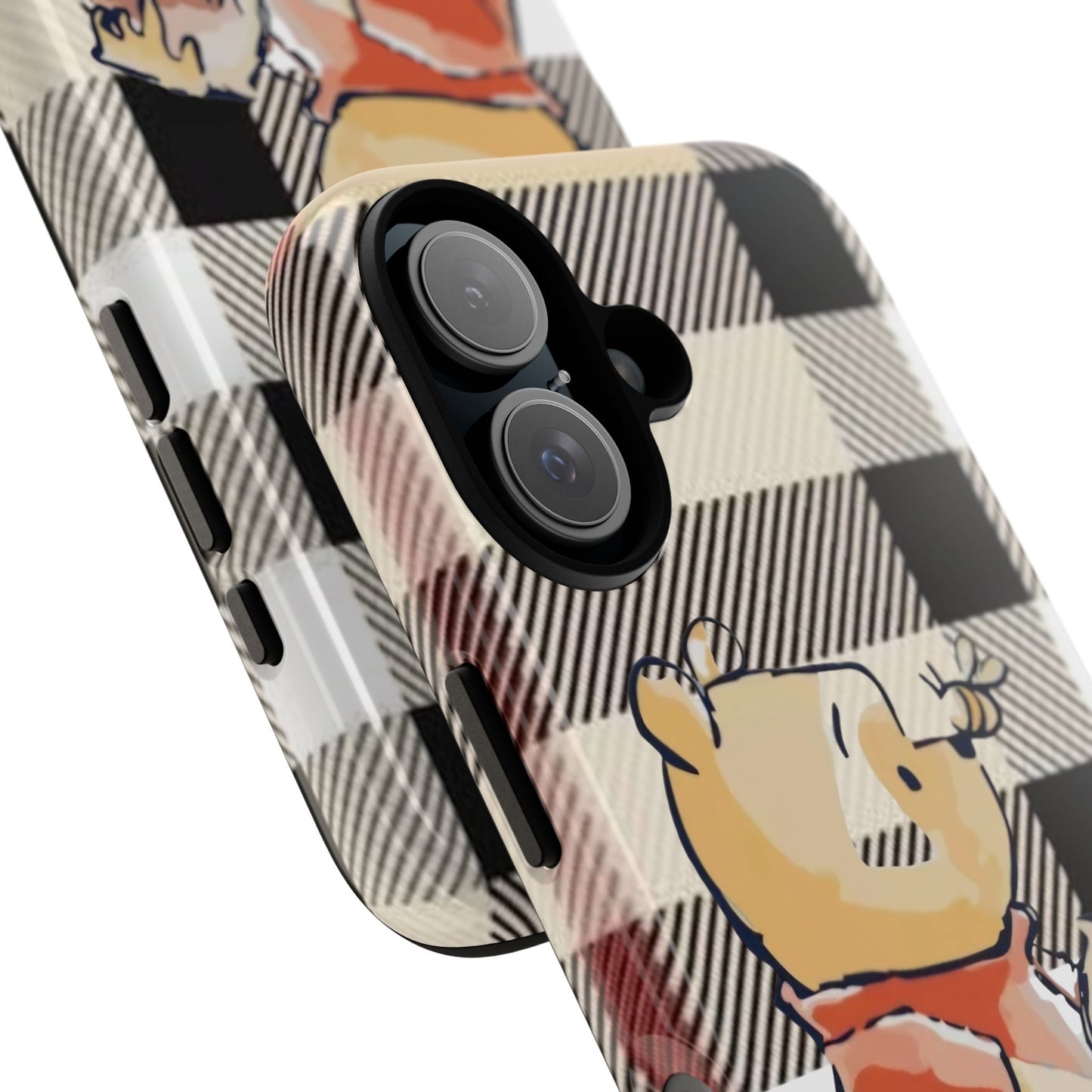 Cute Animal Phone Case, Winnie the Pooh Design, Gift for Kids, Character Case,