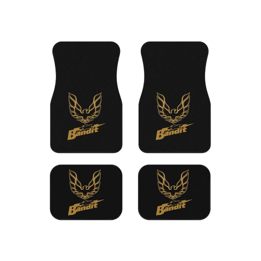 Car Mats Set, Trans Am Firebird Black Bandit Universal Floor Mat for Car Decor