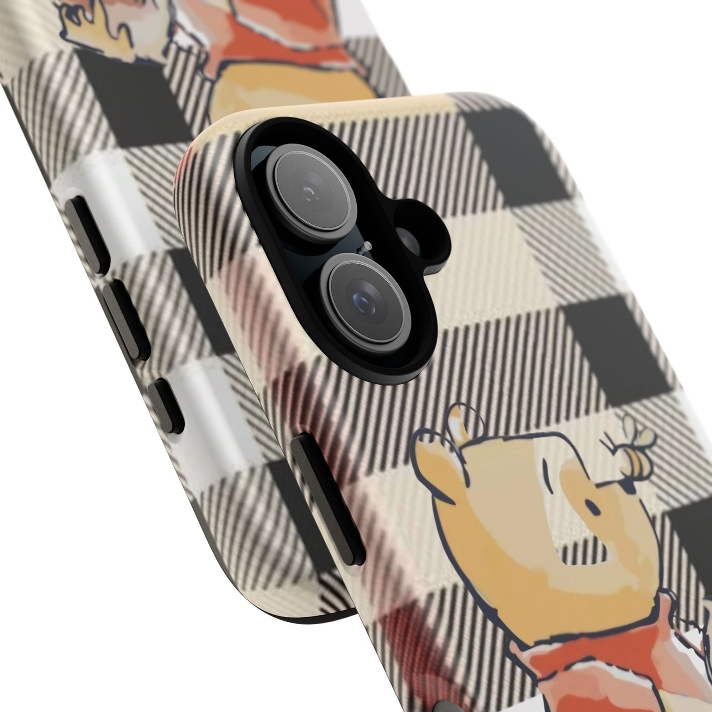 Cute Animal Phone Case, Winnie the Pooh Design, Gift for Kids, Character Case,