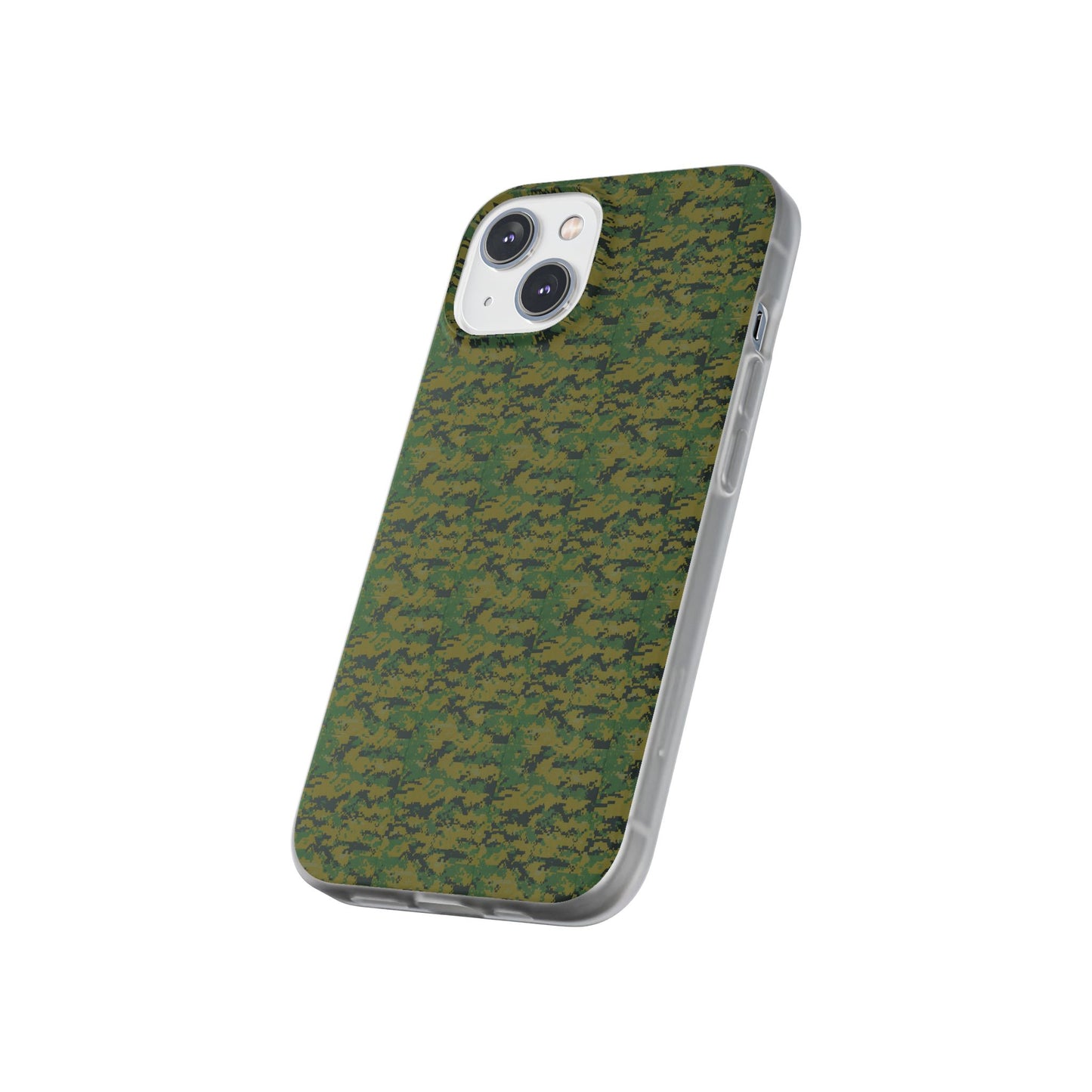 Marapat Pixelated Camo Flexible Phone Cases For iPhone and Samsung Galaxy