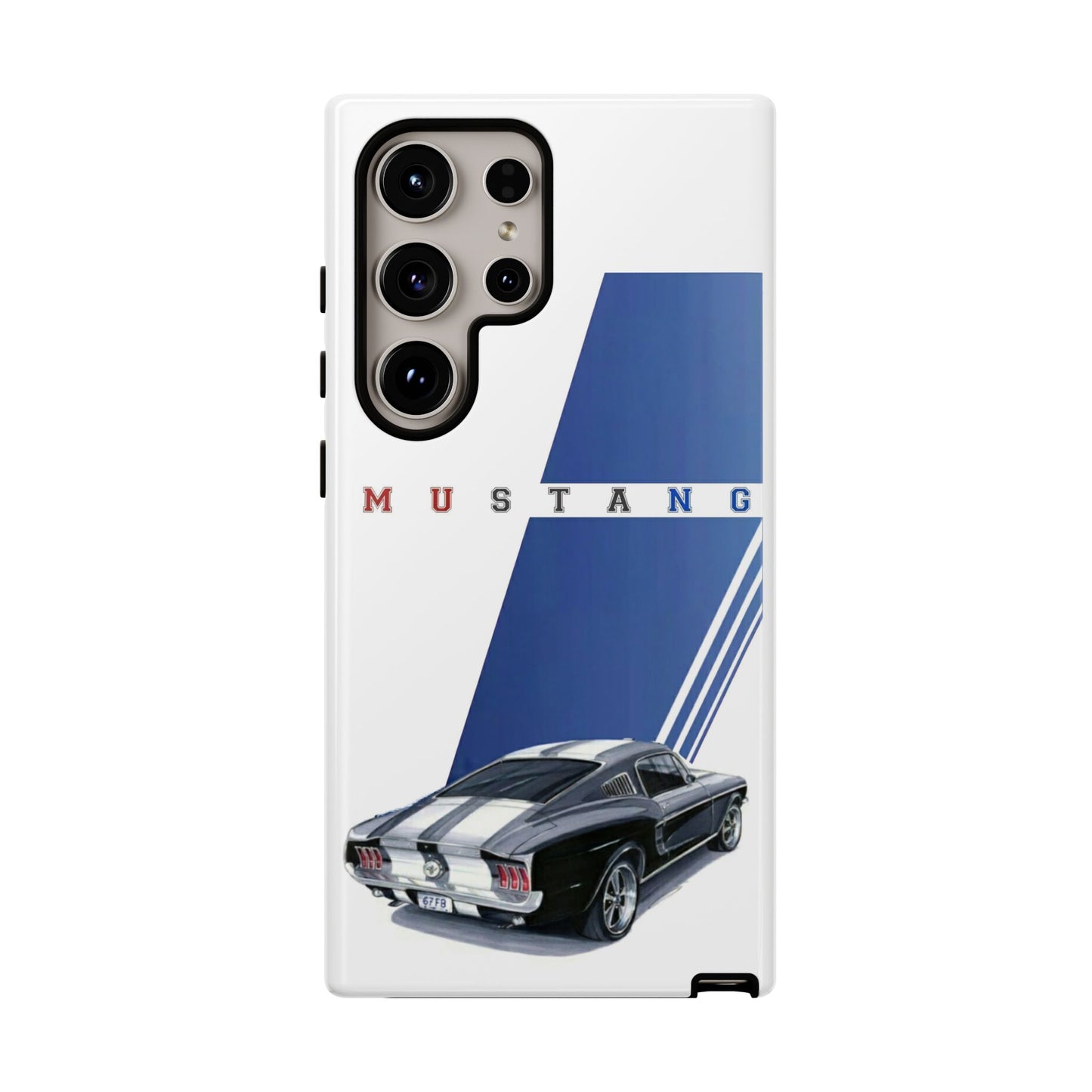 Mustang Car Art Tough Cases For iPhones, Samsung Galaxy and Google Pixel