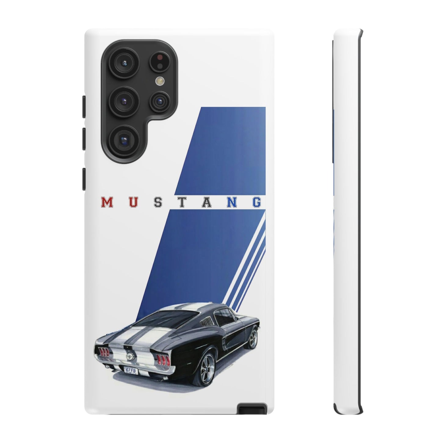 Mustang Car Art Tough Cases For iPhones, Samsung Galaxy and Google Pixel