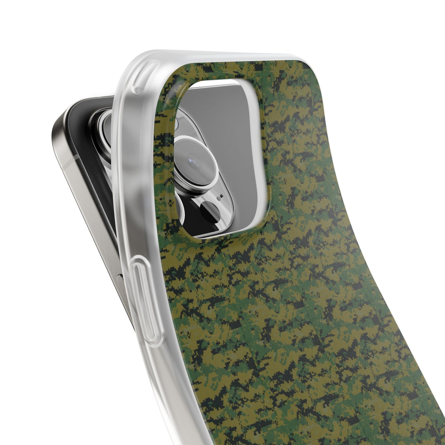 Marapat Pixelated Camo Flexible Phone Cases For iPhone and Samsung Galaxy