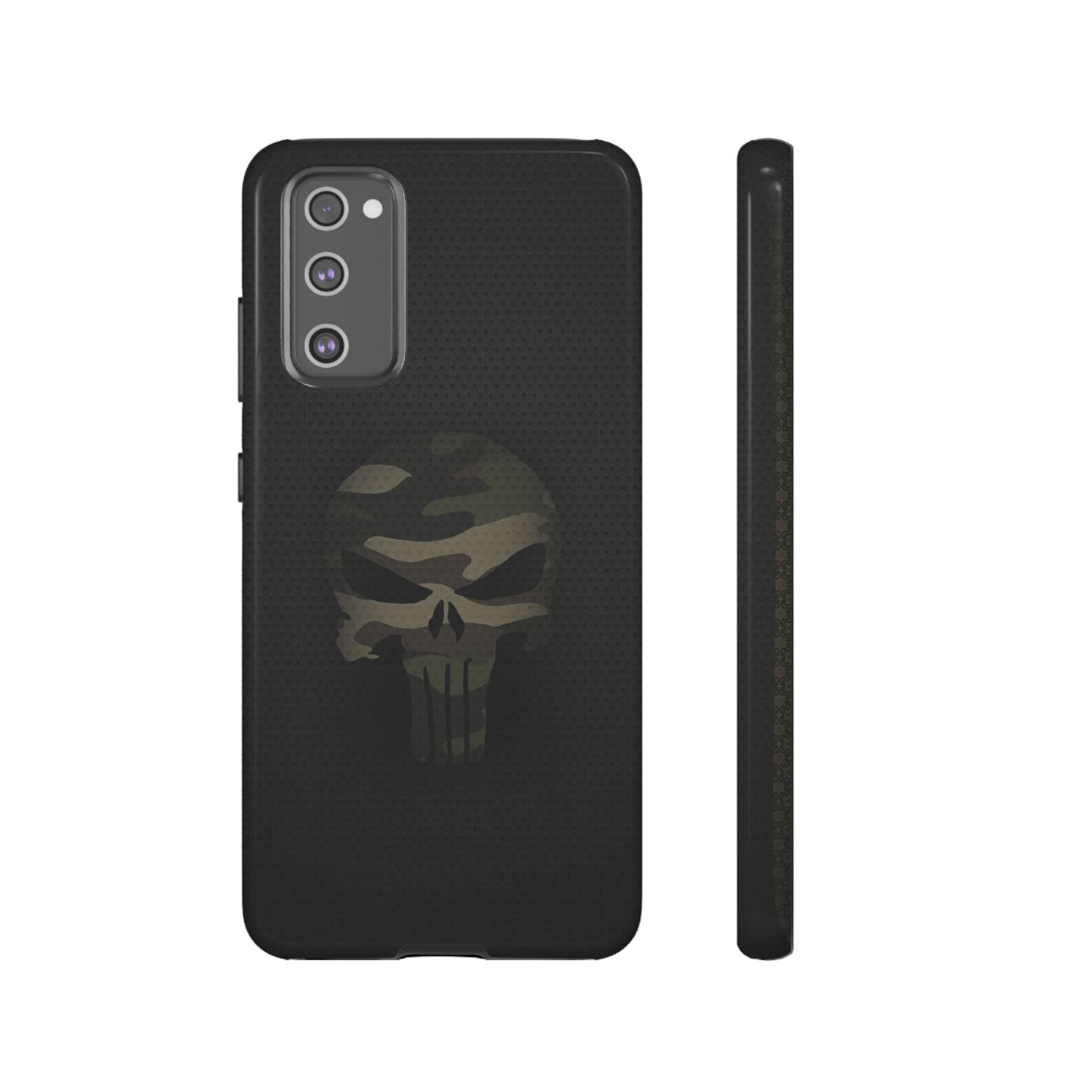 Camo Green Tough Case For iPhone, Samsung Galaxy, Jake Skull Punisher Graphic