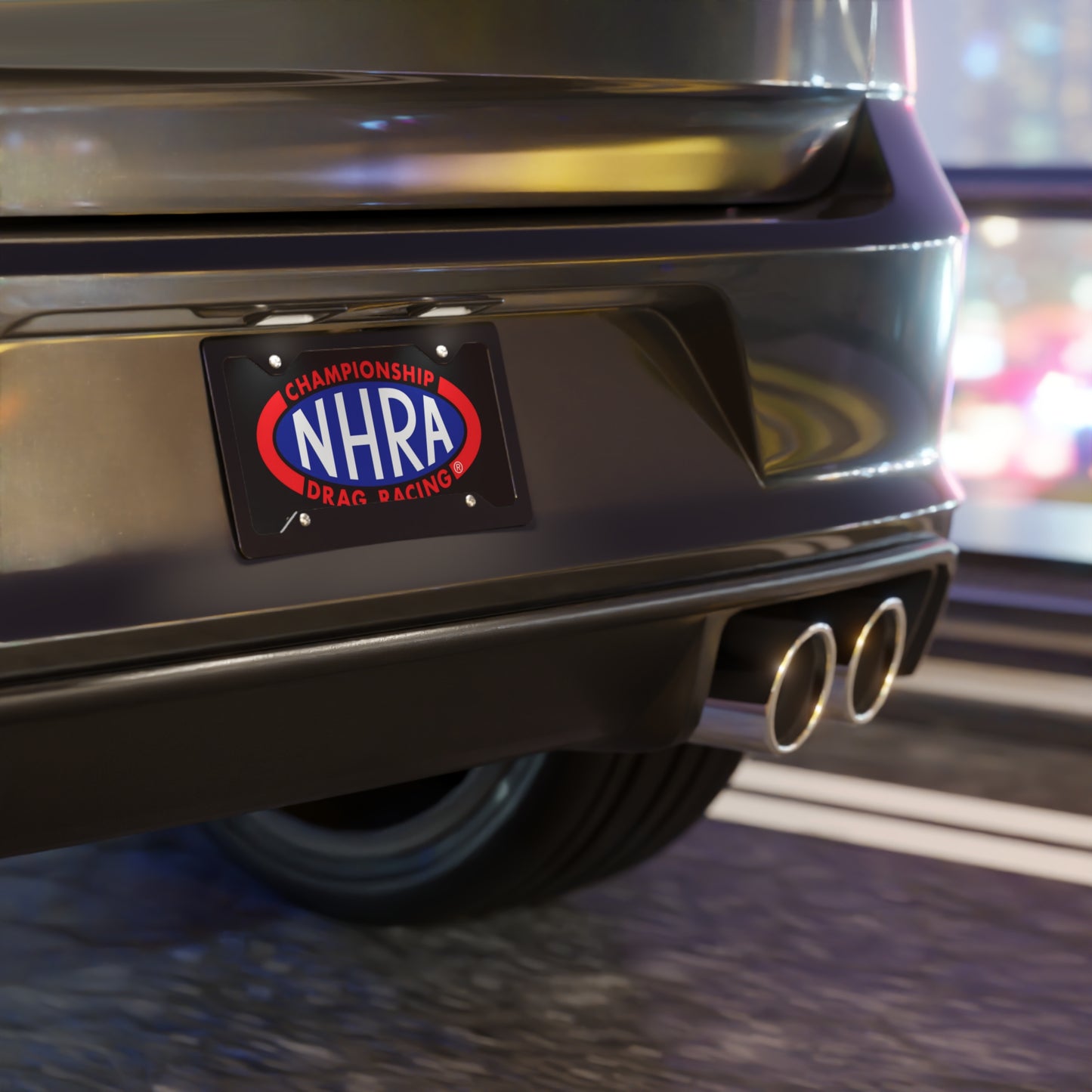 Hot Rod Drag Racing Front Vanity License Plate, NHRA Sports Inspired