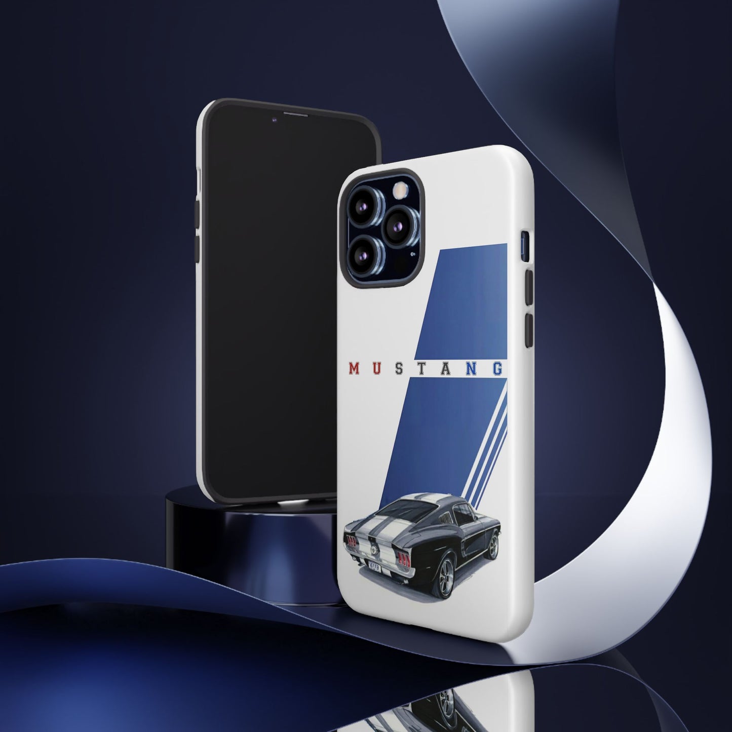 Mustang Car Art Tough Cases For iPhones, Samsung Galaxy and Google Pixel