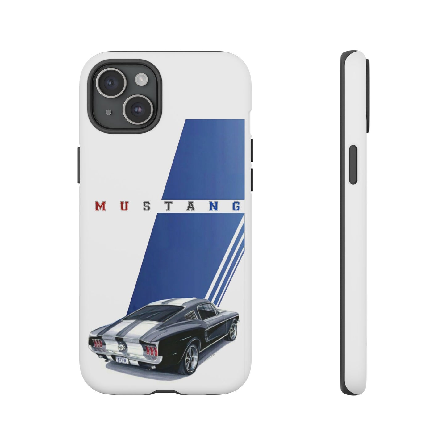 Mustang Car Art Tough Cases For iPhones, Samsung Galaxy and Google Pixel