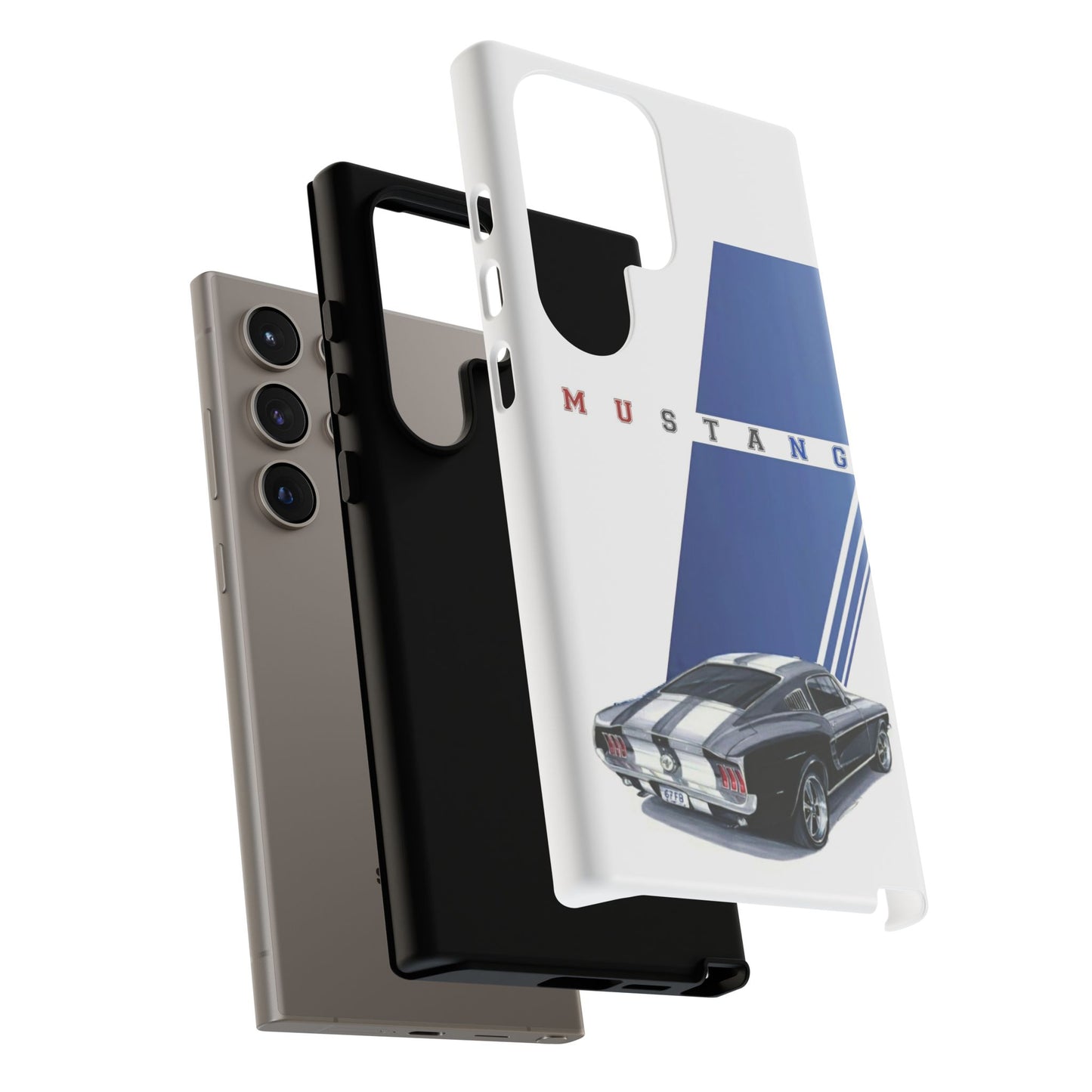 Mustang Car Art Tough Cases For iPhones, Samsung Galaxy and Google Pixel