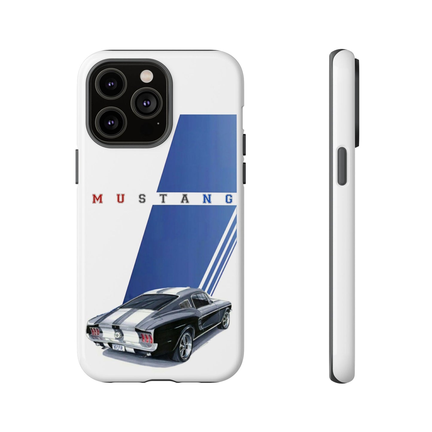 Mustang Car Art Tough Cases For iPhones, Samsung Galaxy and Google Pixel