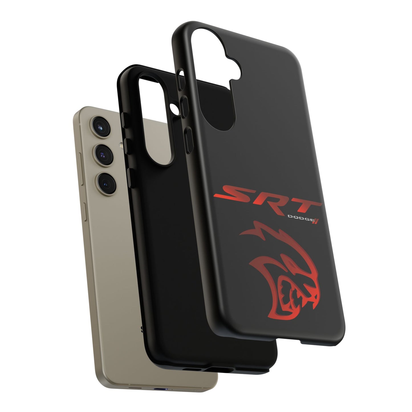 Black SRT Tough Case for iPhones, Galaxy Phones and Google Pixel