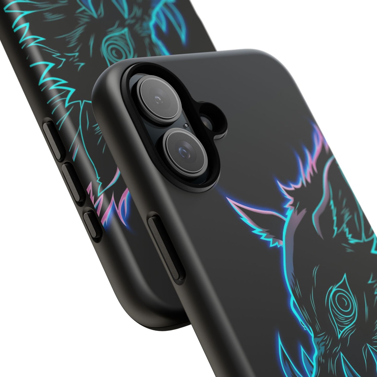 Tough Cases For iPhone, Galaxy, Anime Hashibira Beast Slayer Neon Design