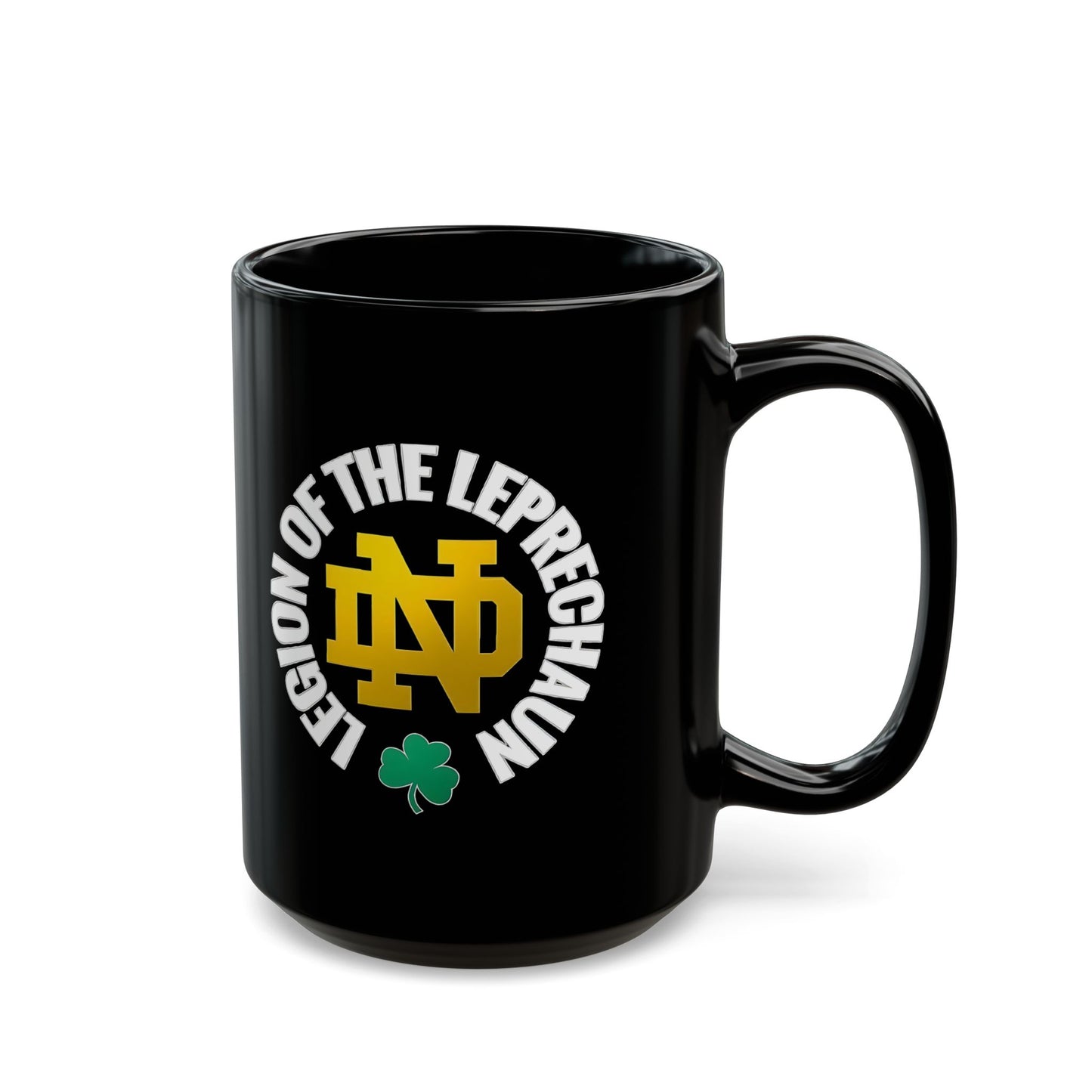 Irish Themed Mug, Legion Of The Leprechaun Black Mug (11oz, 15oz), Gift Idea