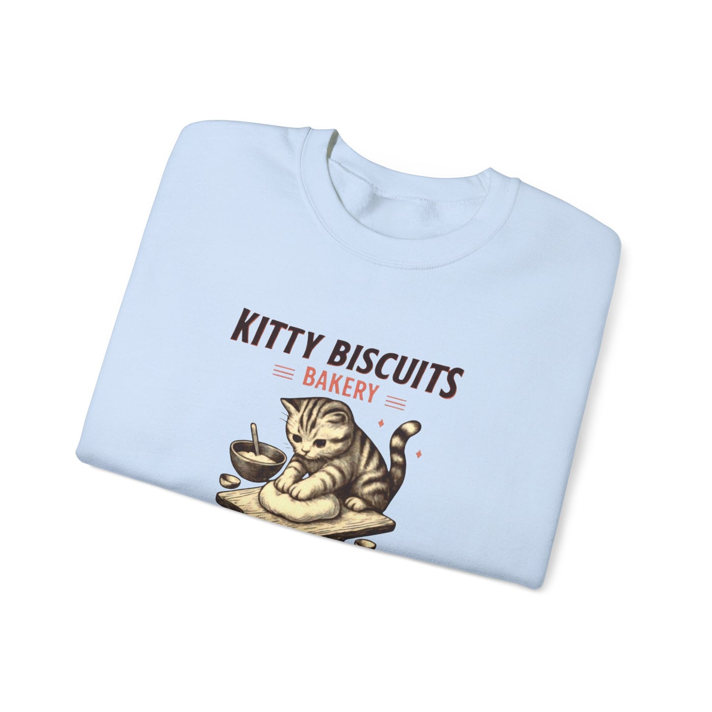 Kitty Biscuits Bakery Unisex Heavy Blend™ Crewneck Sweatshirt, Cozy Gift Idea