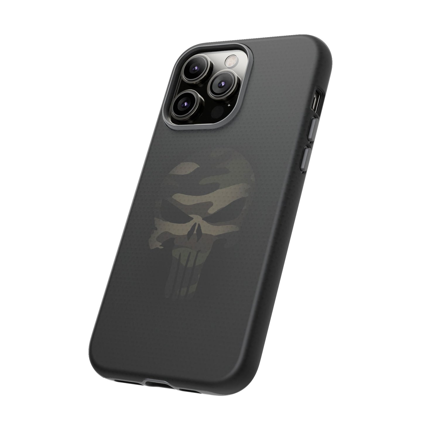 Camo Green Tough Case For iPhone, Samsung Galaxy, Pixel, Punisher Graphic