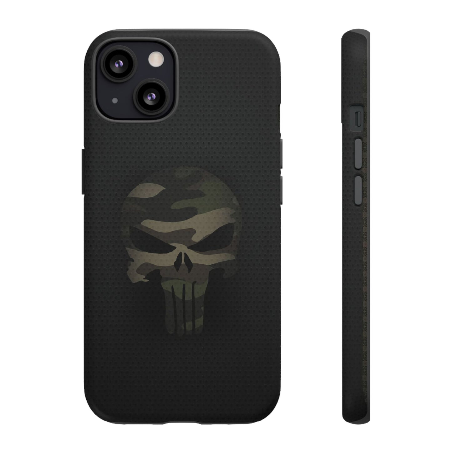 Camo Green Tough Case For iPhone, Samsung Galaxy, Pixel, Punisher Graphic