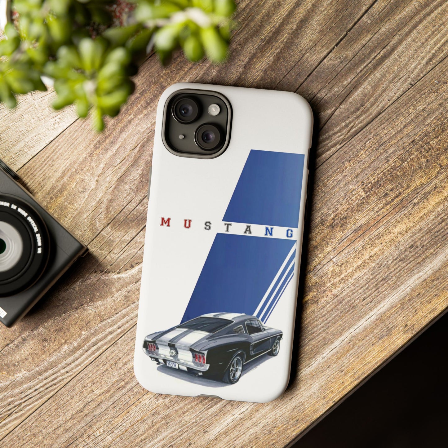 Mustang Car Art Tough Cases For iPhones, Samsung Galaxy and Google Pixel