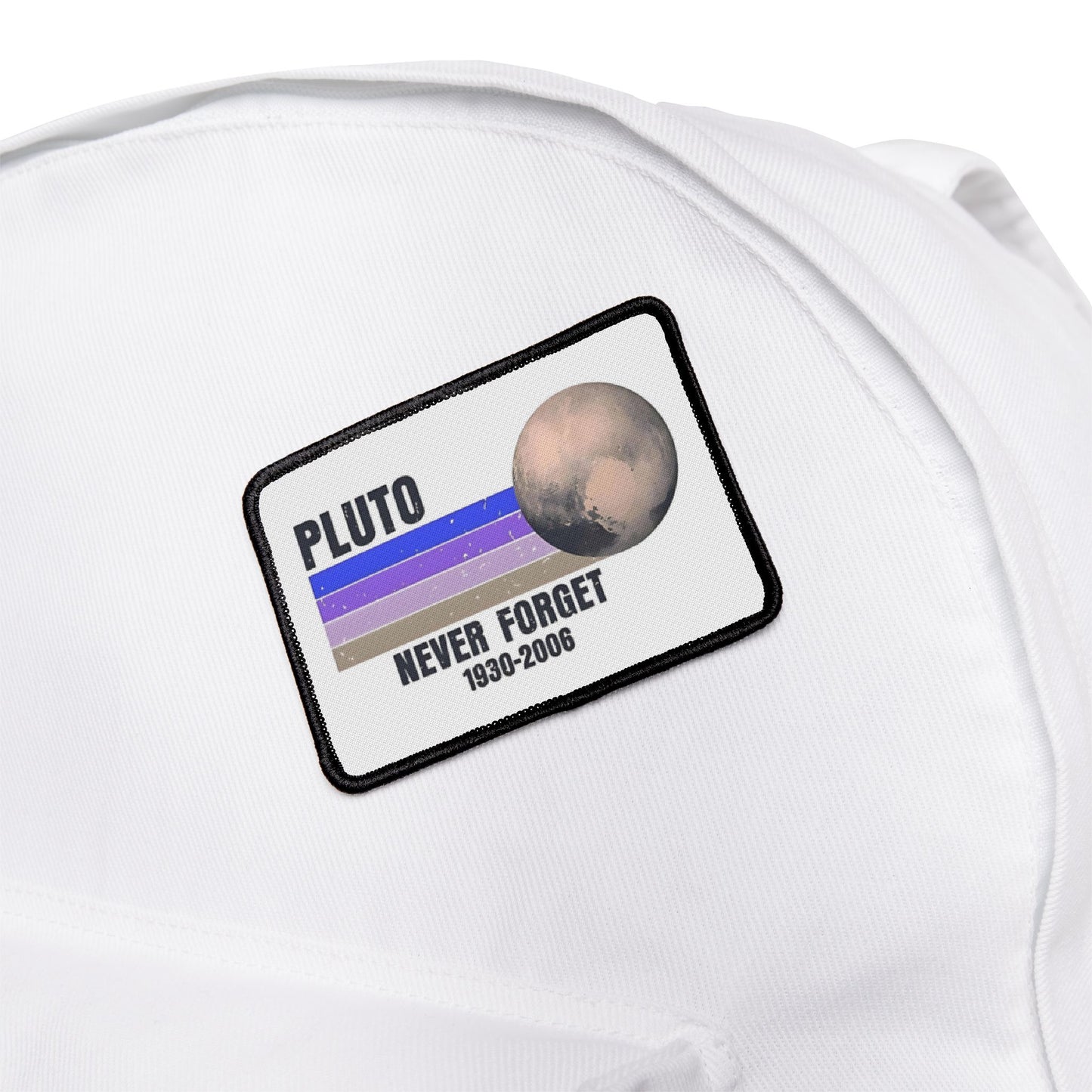 Pluto Iron-On Patches, Nostalgic Space Decor, Fun Accessories, Gifts for Nerd