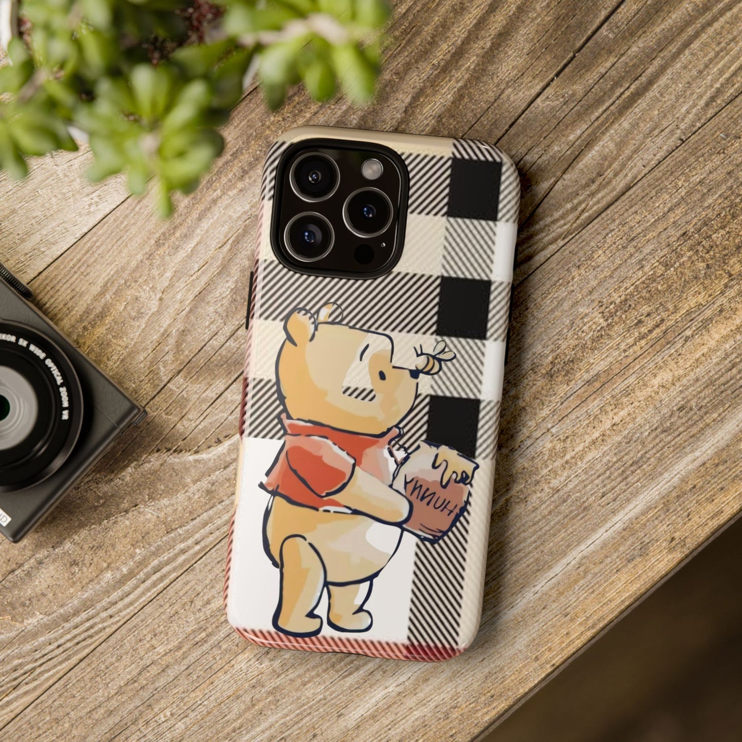 Cute Animal Phone Case, Winnie the Pooh Design, Gift for Kids, Character Case,