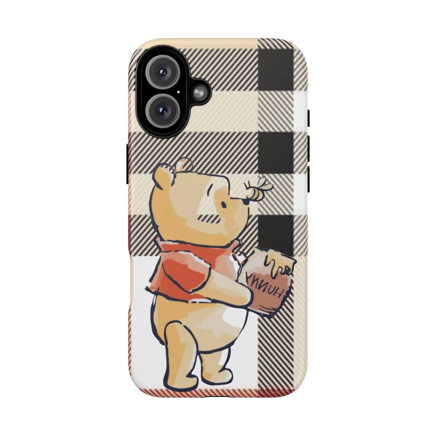 Cute Animal Phone Case, Winnie the Pooh Design, Gift for Kids, Character Case,