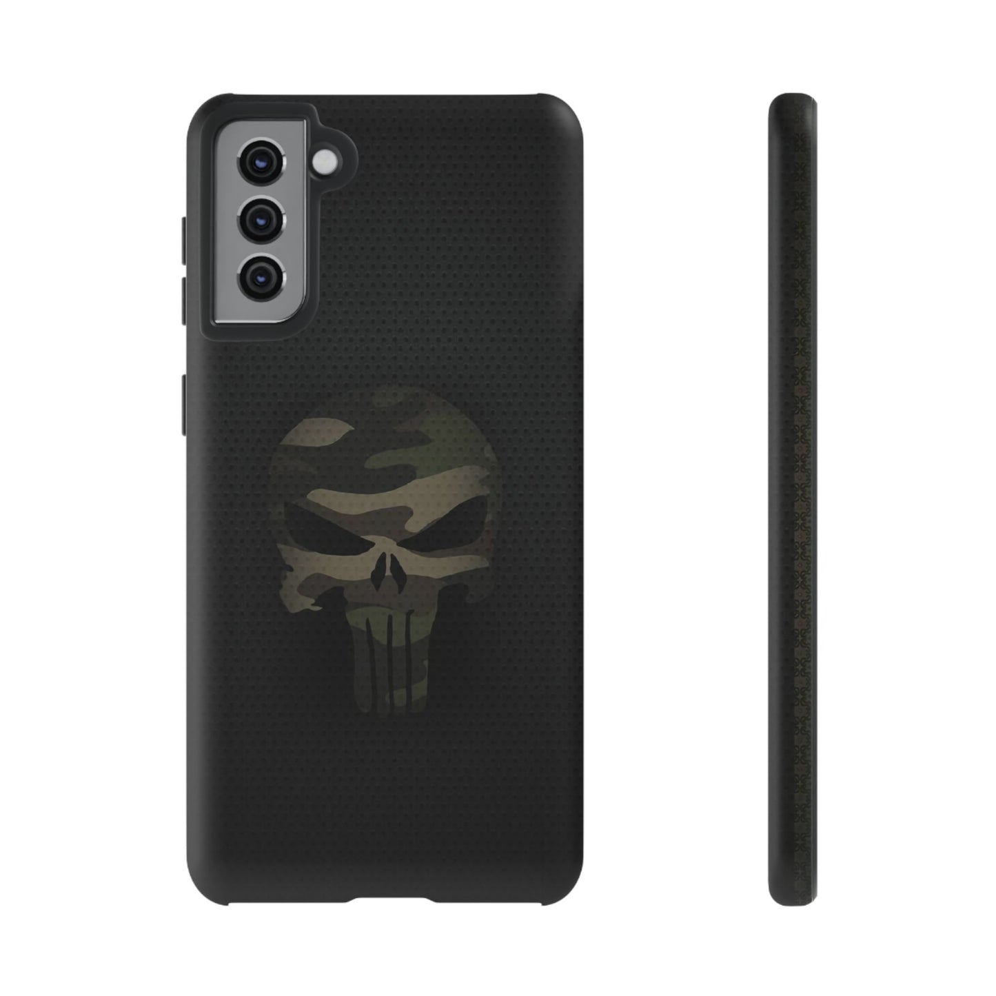 Camo Green Tough Case For iPhone, Samsung Galaxy, Pixel, Punisher Graphic