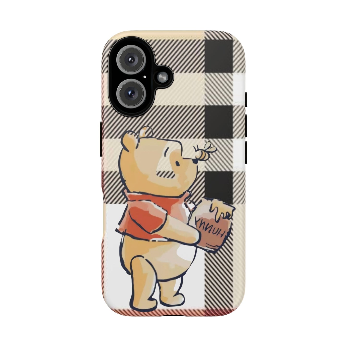 Cute Animal Phone Case, Winnie the Pooh Design, Gift for Kids, Character Case,