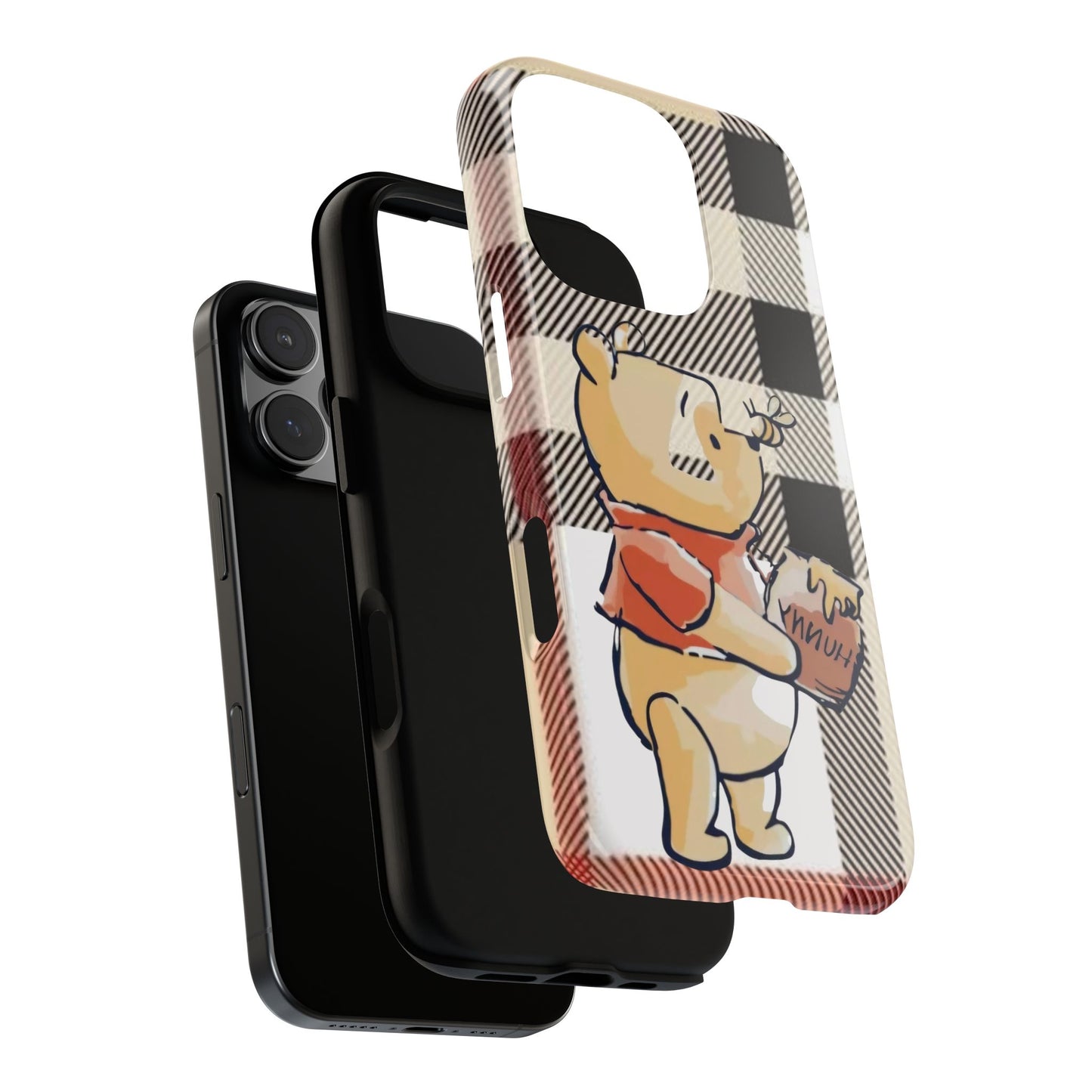 Cute Animal Phone Case, Winnie the Pooh Design, Gift for Kids, Character Case,