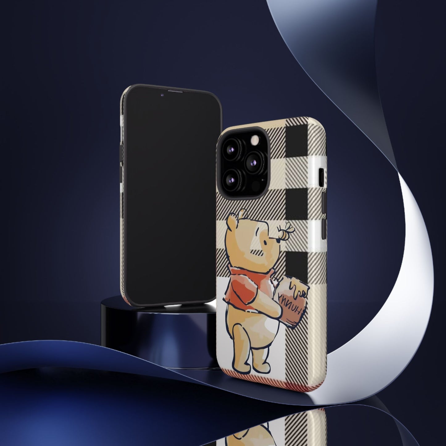 Cute Animal Phone Case, Winnie the Pooh Design, Gift for Kids, Character Case,