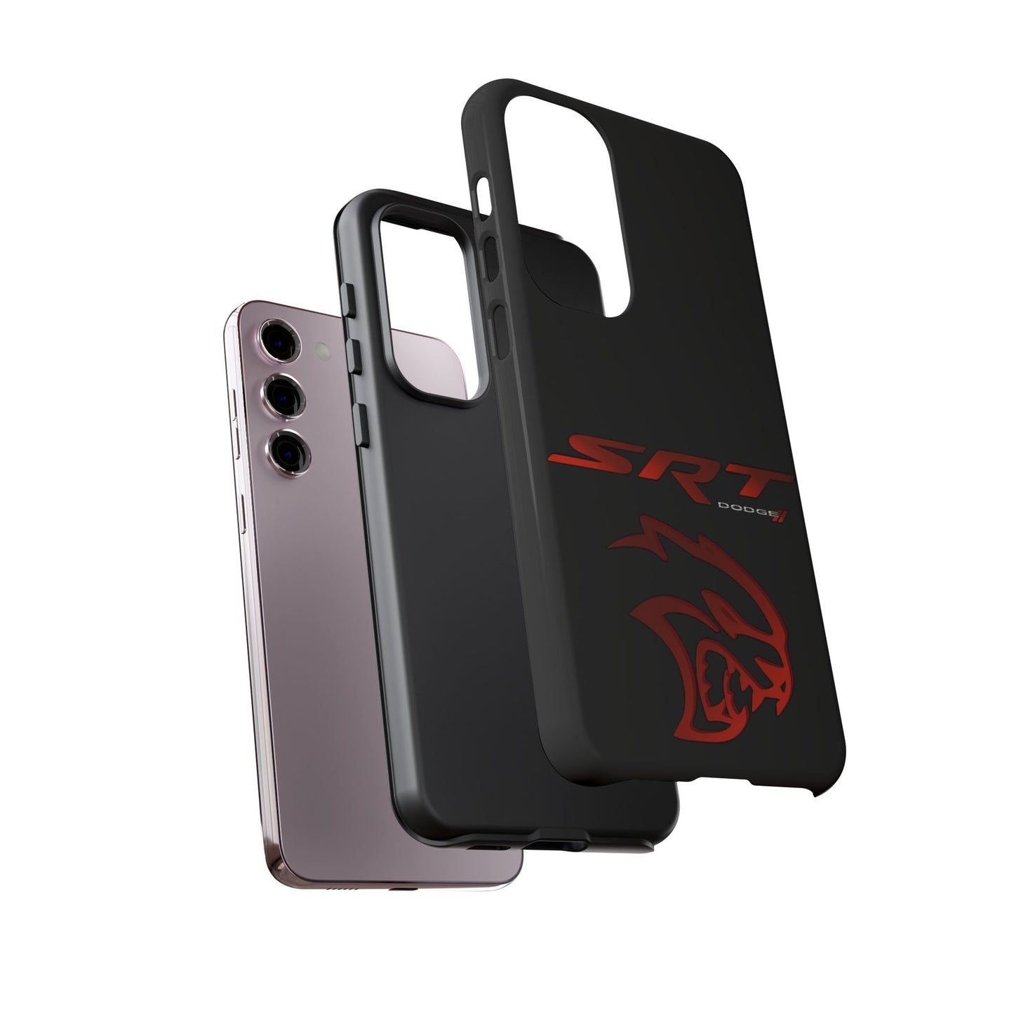 Black SRT Tough Case for iPhones, Galaxy Phones and Google Pixel