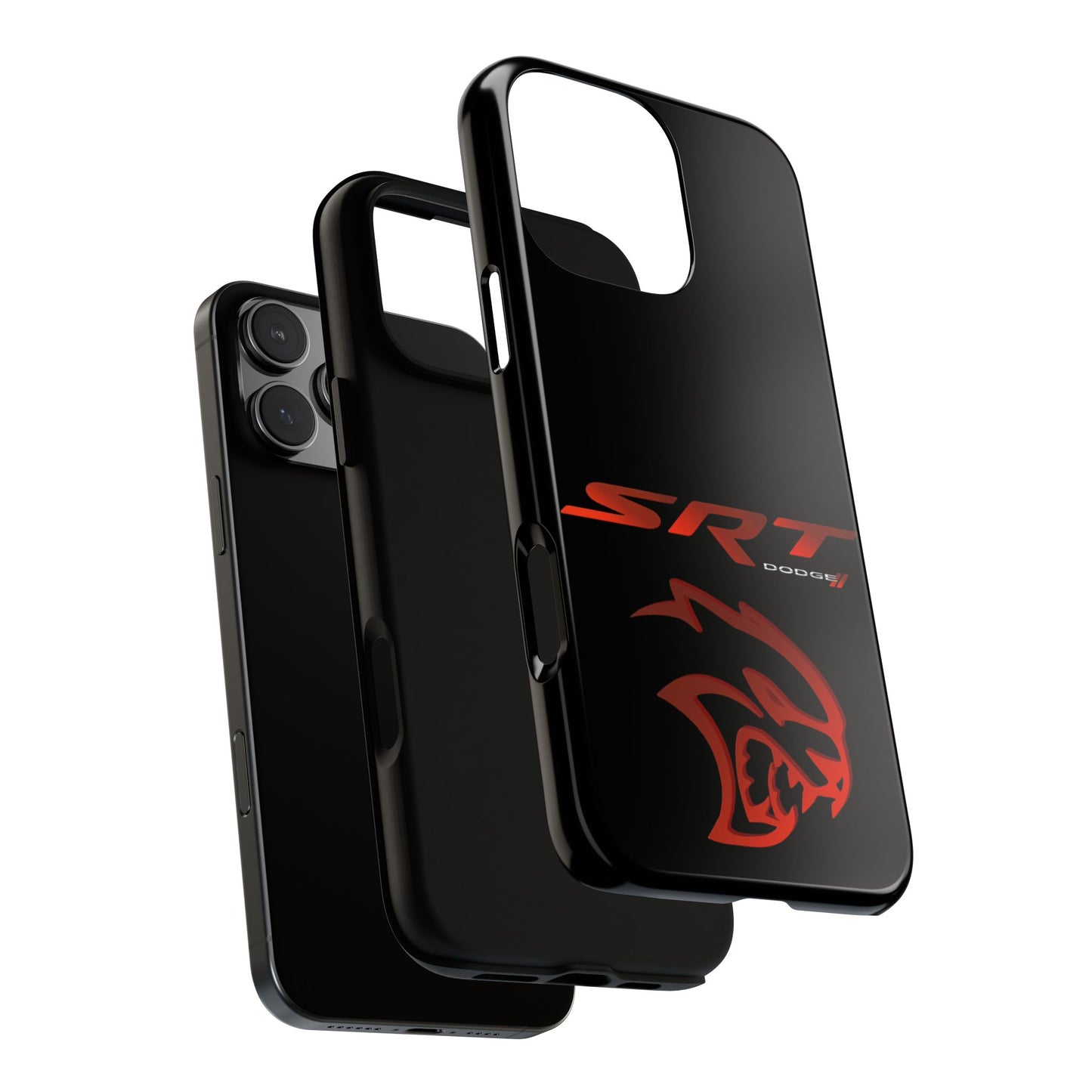 Black SRT Tough Case for iPhones, Galaxy Phones and Google Pixel