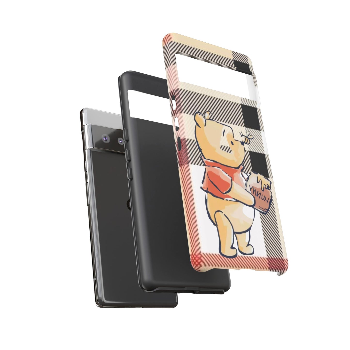 Cute Animal Phone Case, Winnie the Pooh Design, Gift for Kids, Character Case,