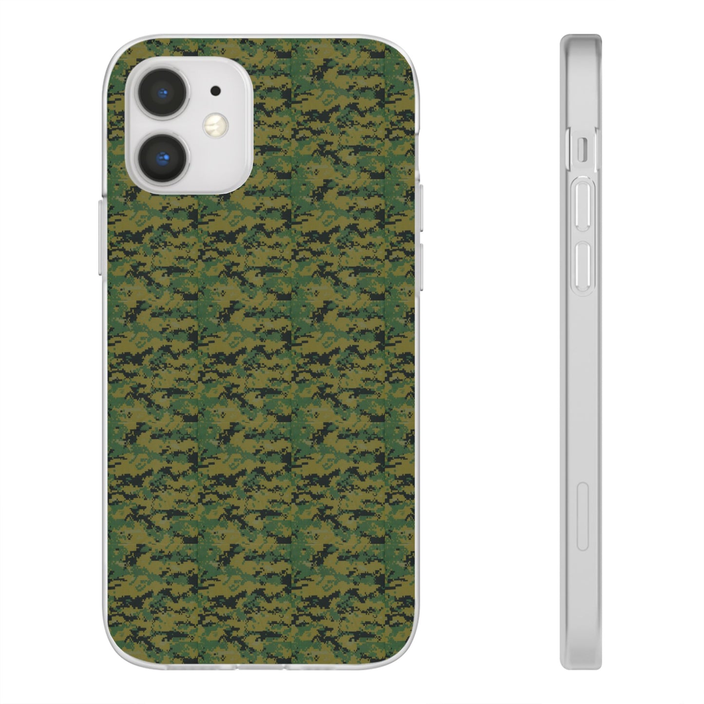 Marapat Pixelated Camo Flexible Phone Cases For iPhone and Samsung Galaxy