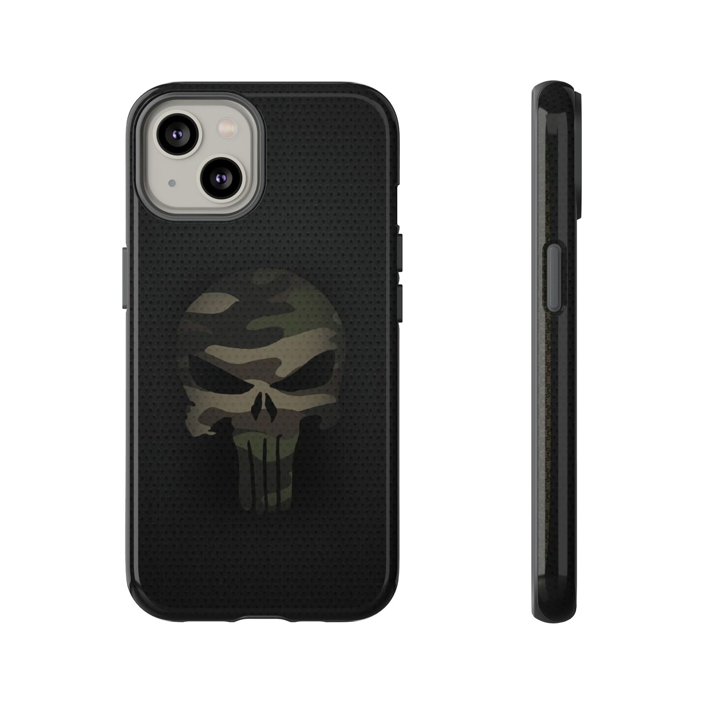 Camo Green Tough Case For iPhone, Samsung Galaxy, Jake Skull Punisher Graphic