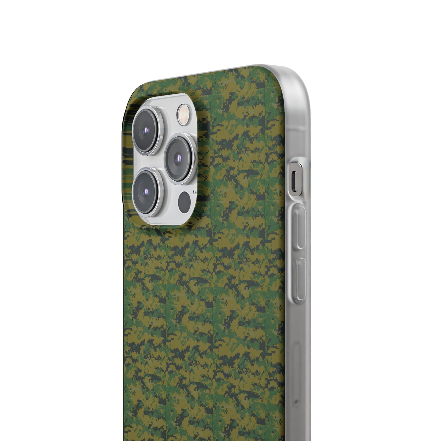 Marapat Pixelated Camo Flexible Phone Cases For iPhone and Samsung Galaxy