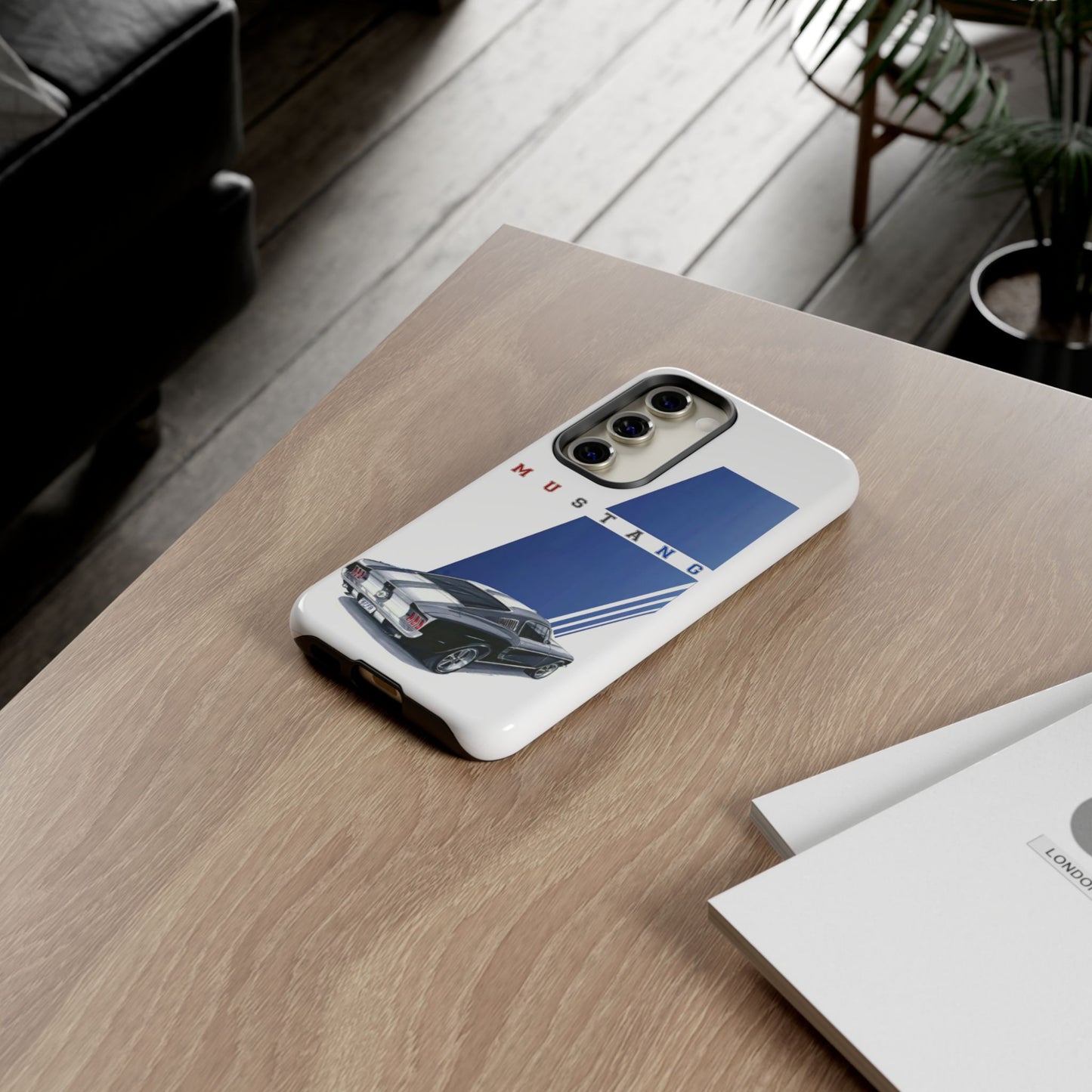 Mustang Car Art Tough Cases For iPhones, Samsung Galaxy and Google Pixel