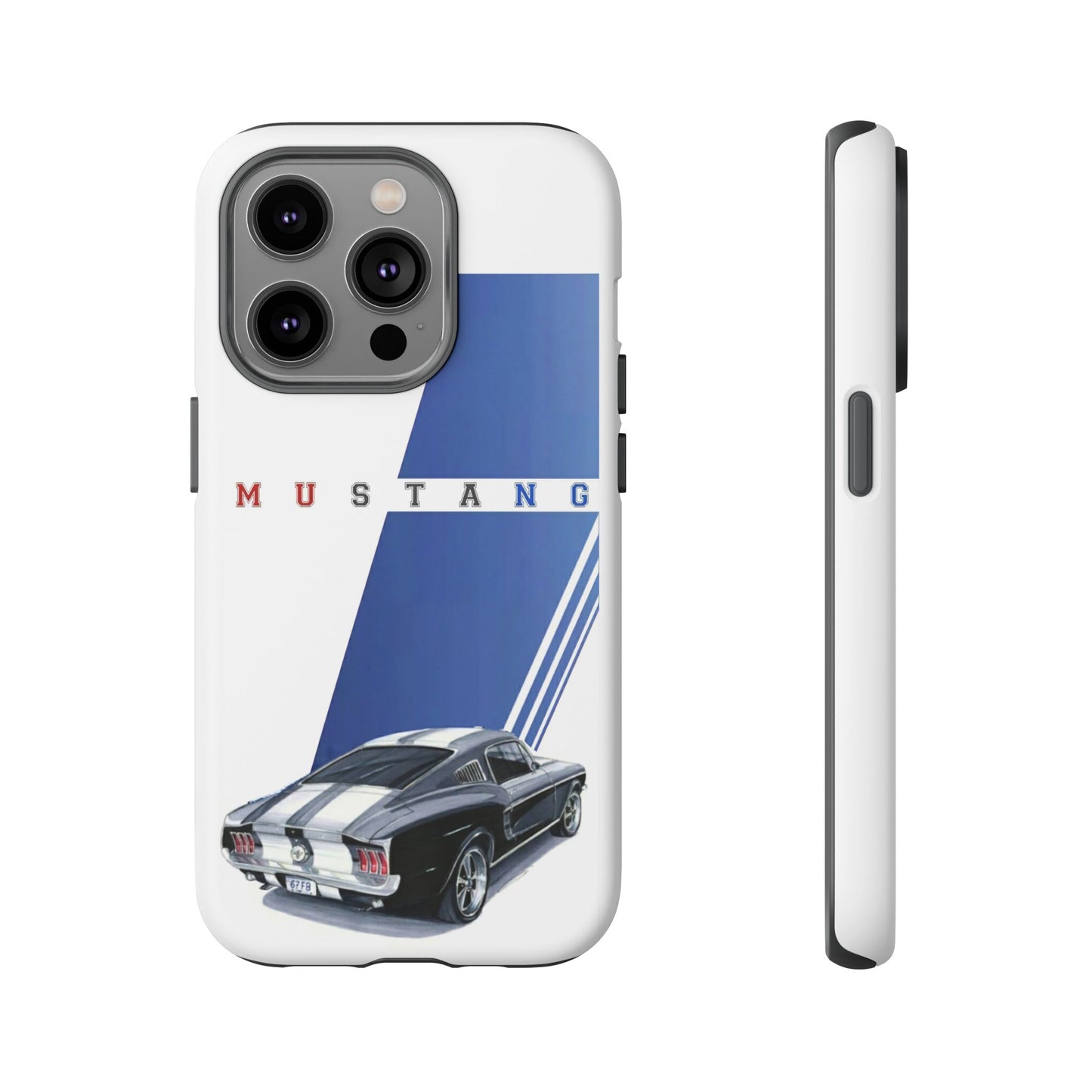 Mustang Car Art Tough Cases For iPhones, Samsung Galaxy and Google Pixel
