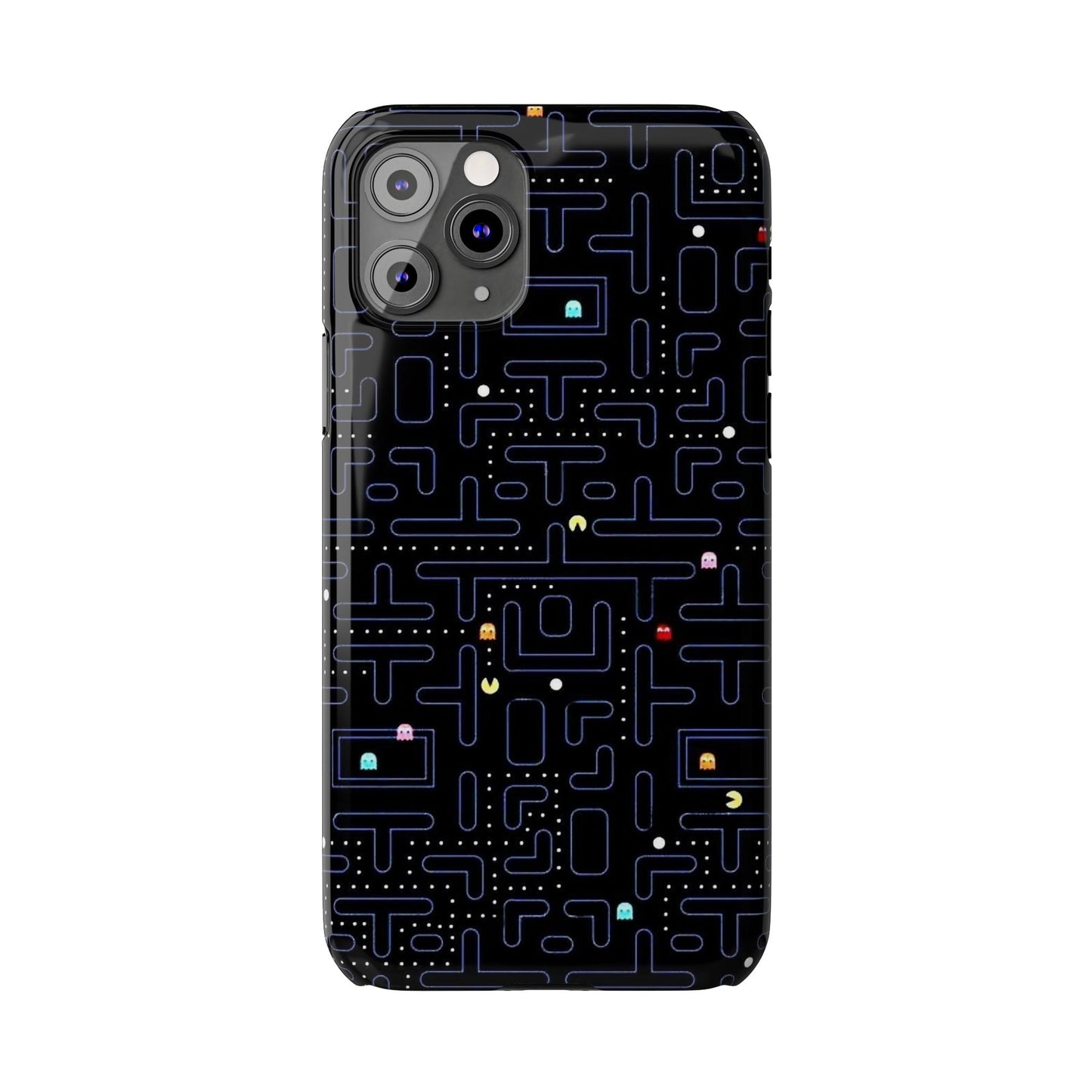iPhone Slim Case, Pac Man Arcade Game Board Design, Glossy Finish
