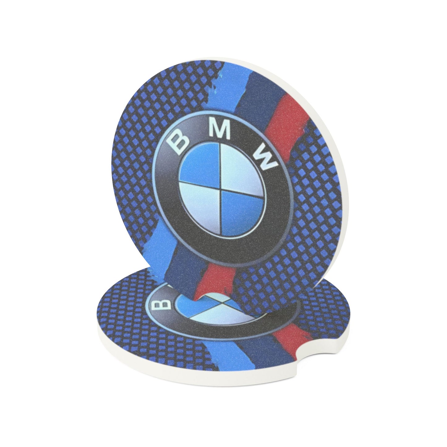 For BMW Soapstone Car Coaster, Auto Accessories, Car Decor, Gift for BMW Lover,