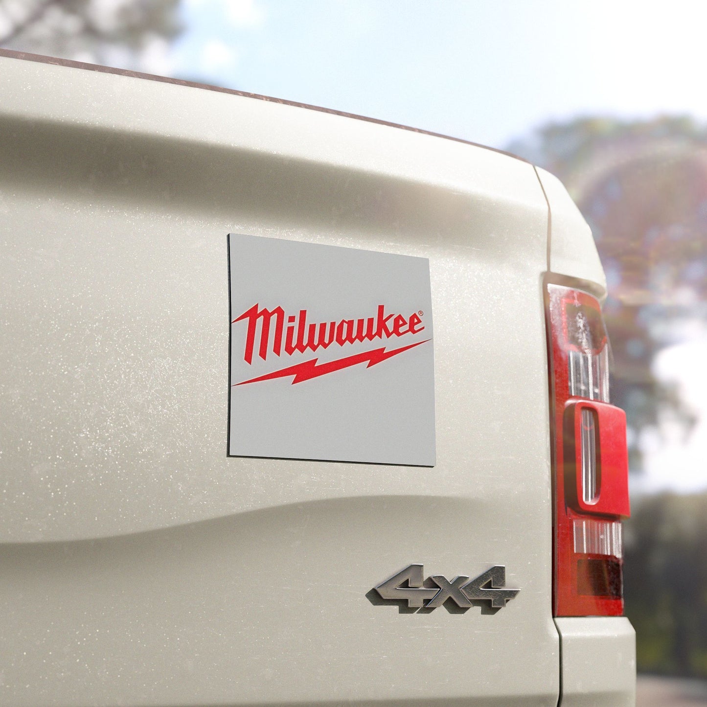 Car Magnets Gray Milwaukee Tools Work Collectible