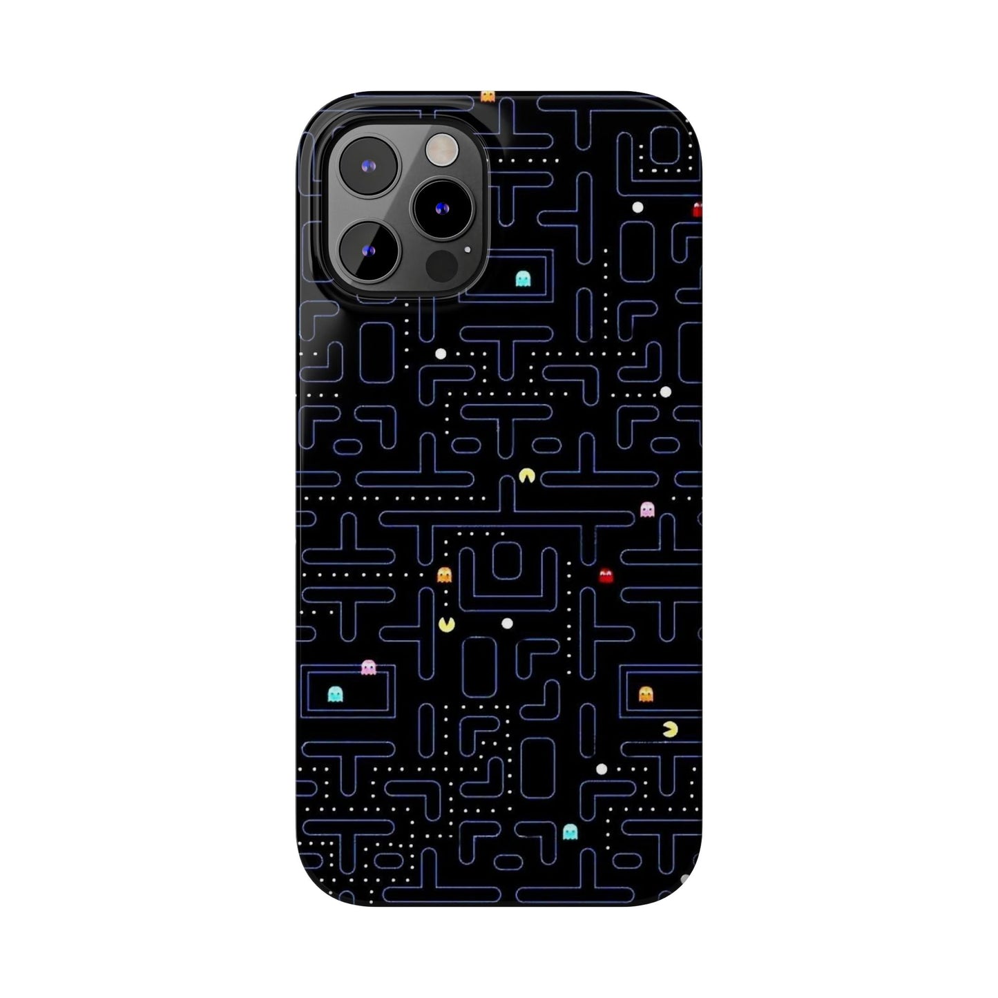 iPhone Slim Case, Pac Man Arcade Game Board Design, Glossy Finish