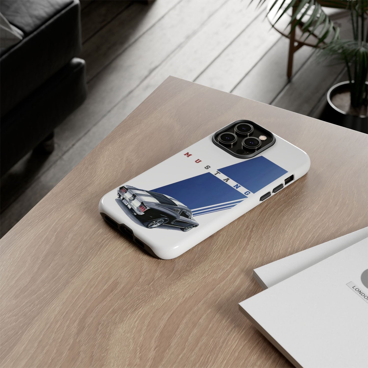Mustang Car Art Tough Cases For iPhones, Samsung Galaxy and Google Pixel